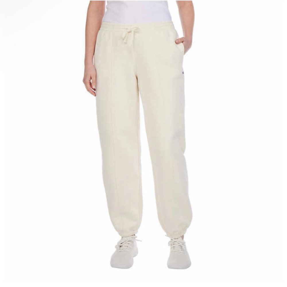Champion Women Cream Sweatpants